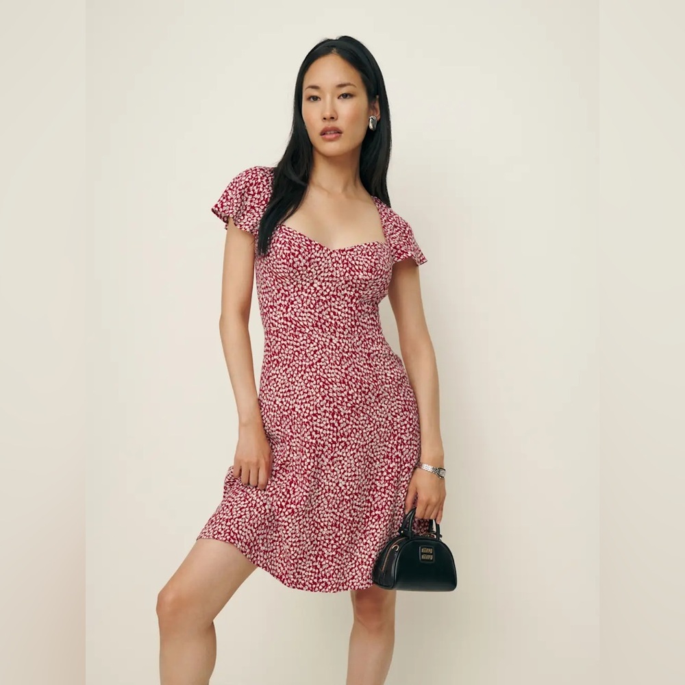 Reformation NWT Novia dress in Roja